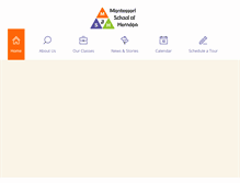 Tablet Screenshot of montessori-va.com